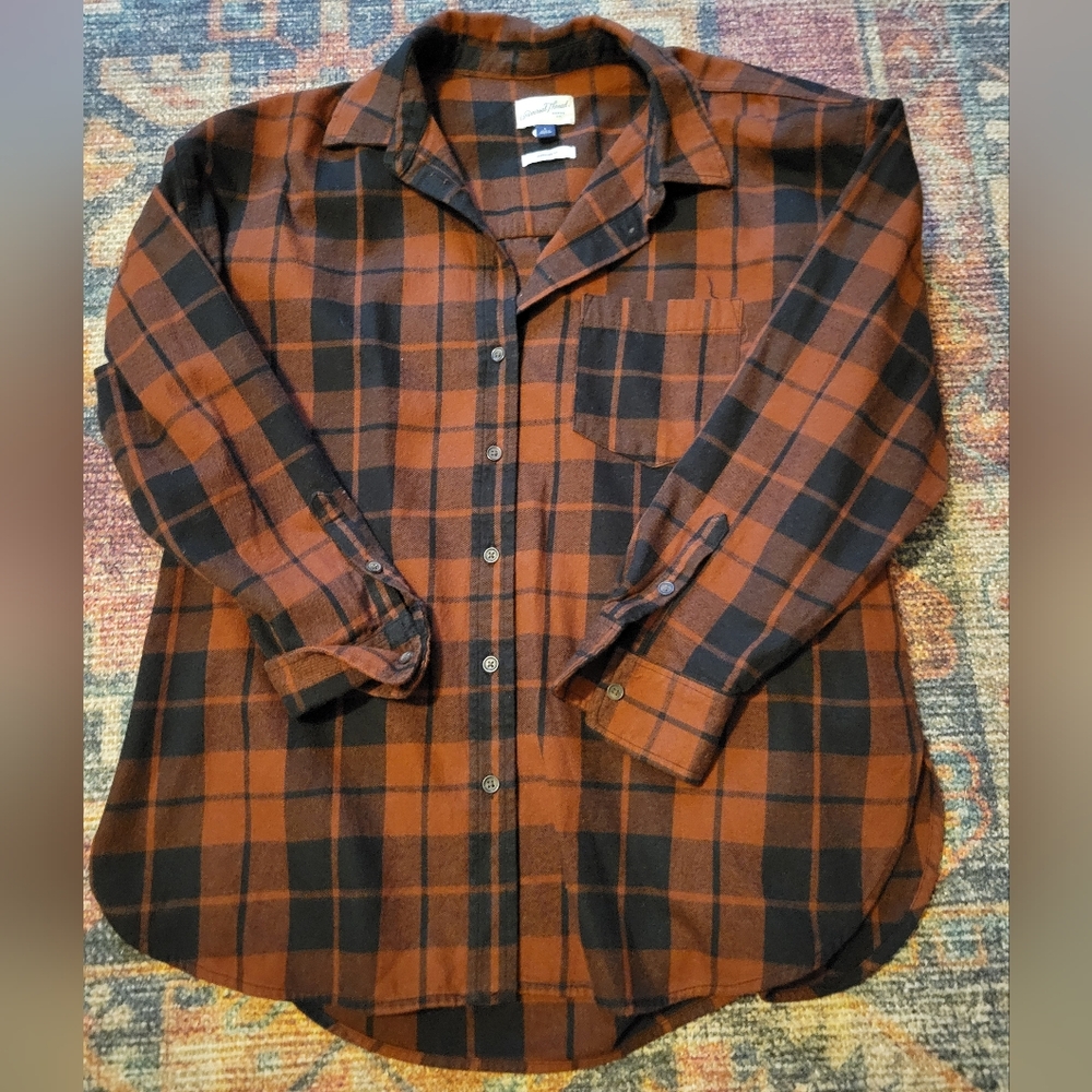 Universal Thread Plaid Oversize